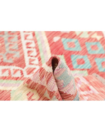 Tappeto Kilim Afghanistan giallo rosso 172x240