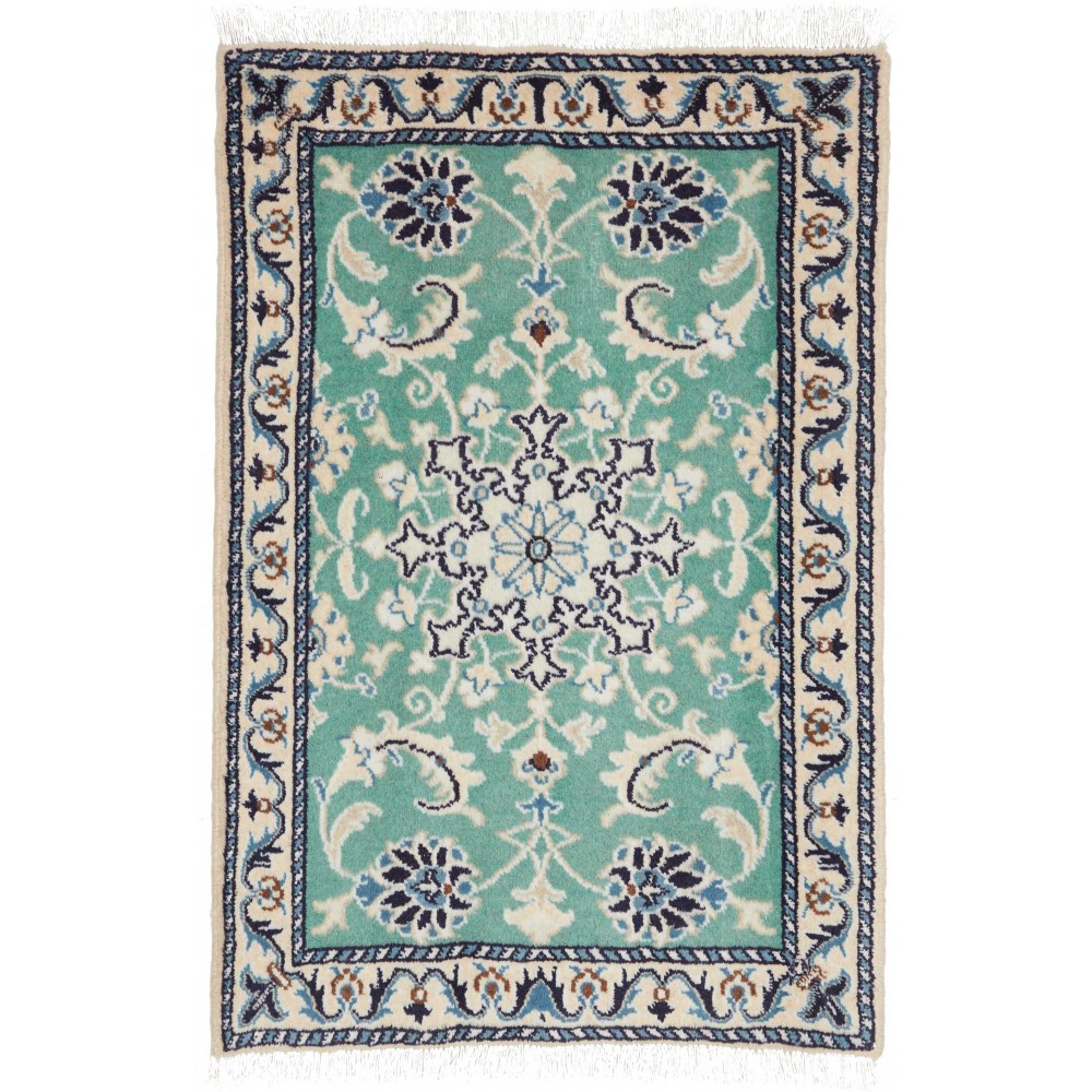 Tappeto Nain Kashmar Persia beige grigio 60x90 Tappeto Nain Kashmar Persia beige grigio 60x90