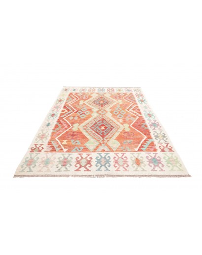 Tappeto Kilim Afghanistan bianco 174x252