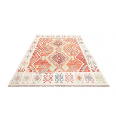 Tappeto Kilim Afghanistan bianco 174x252