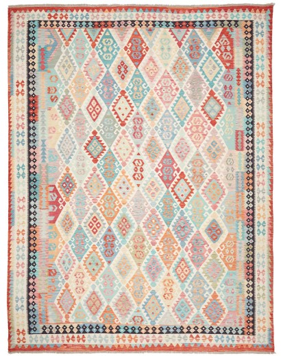 Tappeto Kilim Afghanistan bianco 305x401