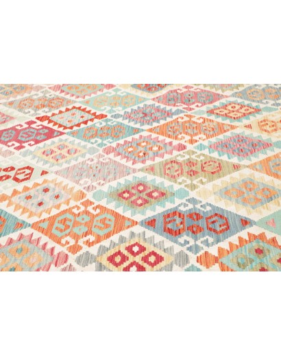 Tappeto Kilim Afghanistan bianco 305x401