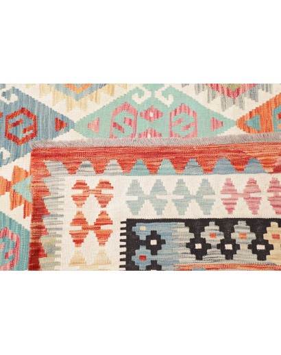 Tappeto Kilim Afghanistan bianco 305x401