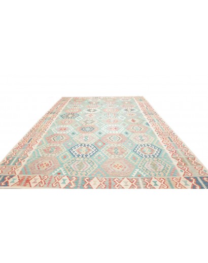 Tappeto Kilim Afghanistan bianco 303x398