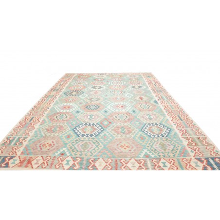 Tappeto Kilim Afghanistan bianco 303x398