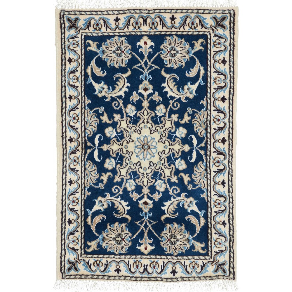 Tappeto Nain Kashmar Persia beige grigio 60x90 Tappeto Nain Kashmar Persia beige grigio 60x90