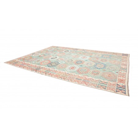 Tappeto Kilim Afghanistan bianco 303x398