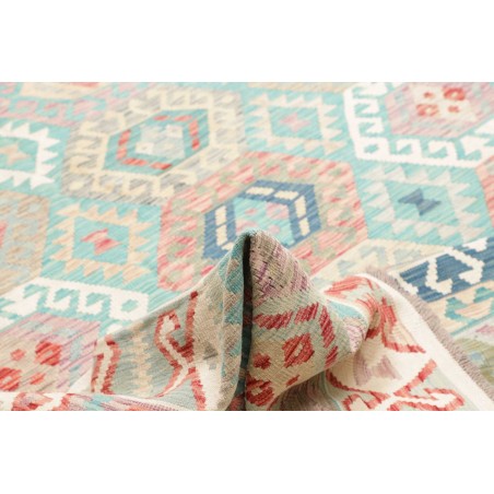 Tappeto Kilim Afghanistan bianco 303x398