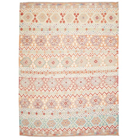 Tappeto Kilim Afghanistan bianco 255x344