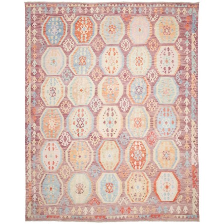 Tappeto Kilim Afghanistan beige marrone 309x391
