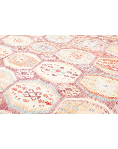 Tappeto Kilim Afghanistan beige marrone 309x391