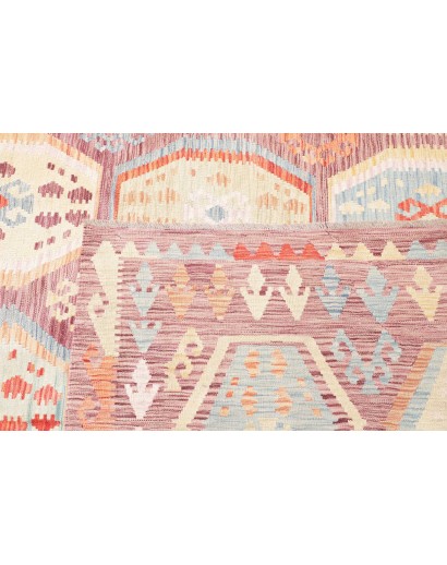 Tappeto Kilim Afghanistan beige marrone 309x391