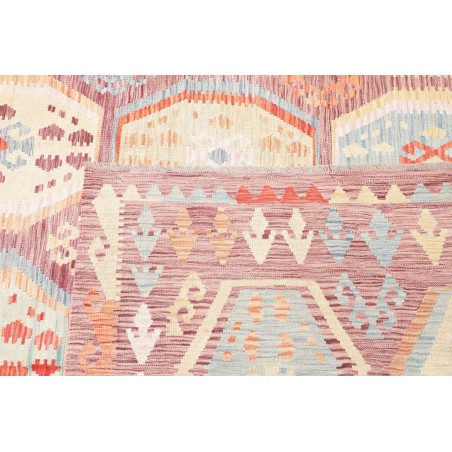 Tappeto Kilim Afghanistan beige marrone 309x391