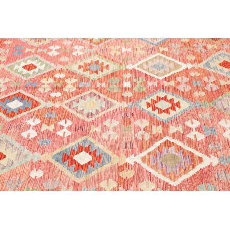 Tappeto Kilim Afghanistan rosso marrone 255x361