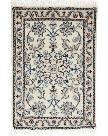 Tappeto Nain Kashmar Persia beige bianco 60x90