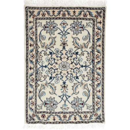 Tappeto Nain Kashmar Persia beige bianco 60x90