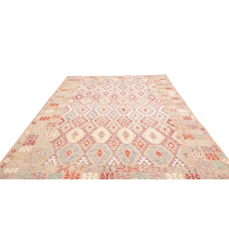 Tappeto Kilim Afghanistan giallo marrone 253x352