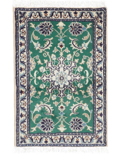 Tappeto Nain Kashmar Persia grigio bianco 60x90