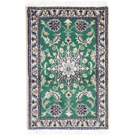 Tappeto Nain Kashmar Persia grigio bianco 60x90