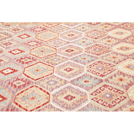 Tappeto Kilim Afghanistan giallo marrone 253x352