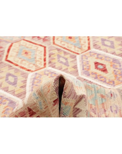 Tappeto Kilim Afghanistan giallo marrone 253x352