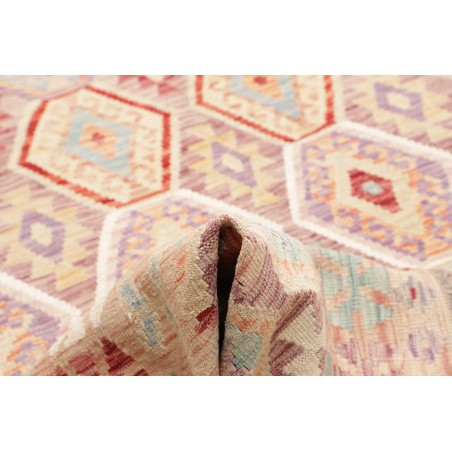 Tappeto Kilim Afghanistan giallo marrone 253x352
