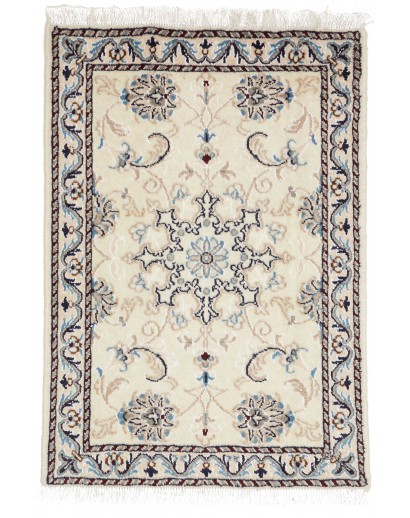 Tappeto Nain Kashmar Persia bianco 60x90