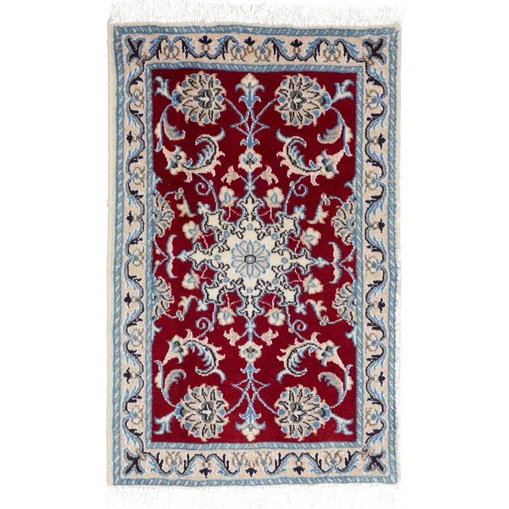 Tappeto Nain Kashmar Persia beige grigio 60x90 Tappeto Nain Kashmar Persia beige grigio 60x90