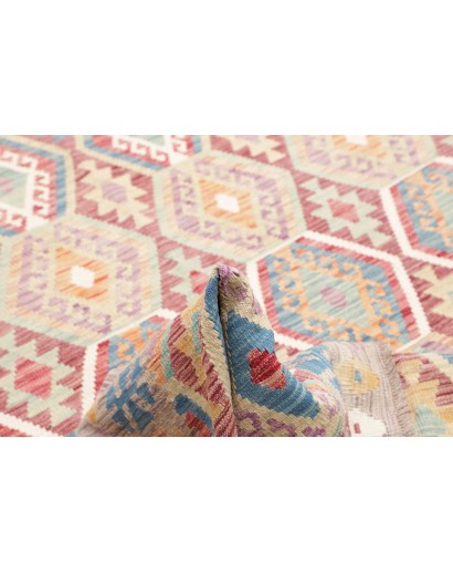 Tappeto Kilim Afghanistan beige bianco 208x303