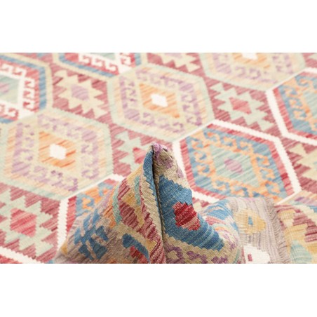 Tappeto Kilim Afghanistan beige bianco 208x303