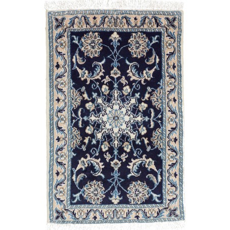 Tappeto Nain Kashmar Persia grigio bianco 60x90