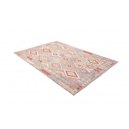 Tappeto Kilim Afghanistan beige rosso 170x240