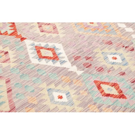 Tappeto Kilim Afghanistan beige rosso 170x240