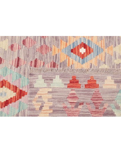 Tappeto Kilim Afghanistan beige rosso 170x240