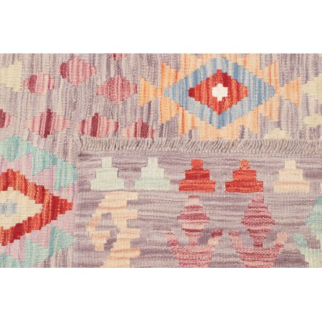 Tappeto Kilim Afghanistan beige rosso 170x240
