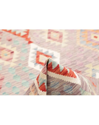 Tappeto Kilim Afghanistan beige rosso 170x240