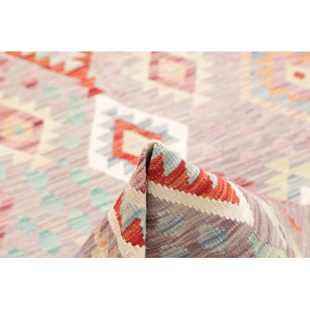 Tappeto Kilim Afghanistan beige rosso 170x240