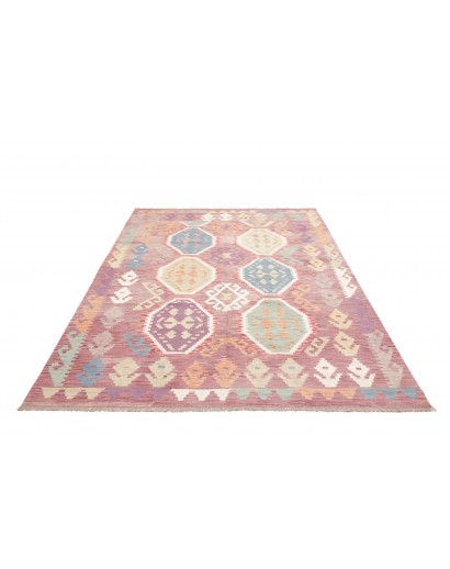 Tappeto Kilim Afghanistan beige giallo 172x248