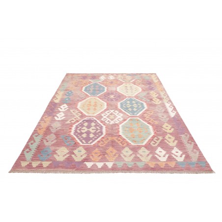 Tappeto Kilim Afghanistan beige giallo 172x248