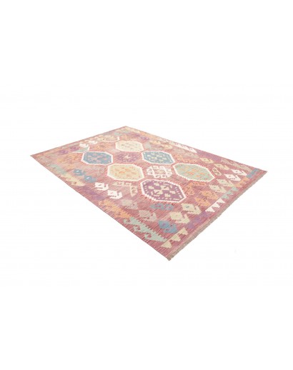 Tappeto Kilim Afghanistan beige giallo 172x248