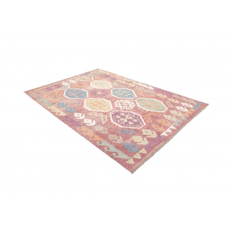 Tappeto Kilim Afghanistan beige giallo 172x248