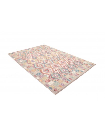 Tappeto Kilim Afghanistan bianco 180x250