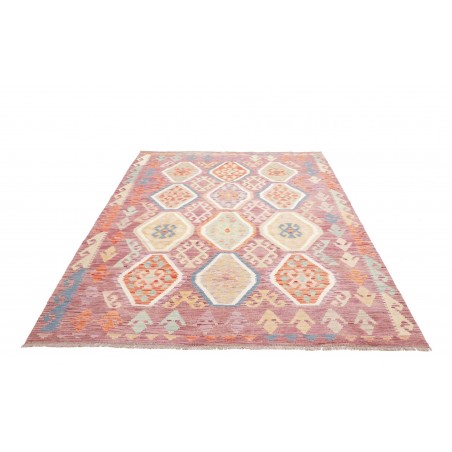 Tappeto Kilim Afghanistan beige giallo 173x248