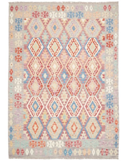 Tappeto Kilim Afghanistan bianco 178x251