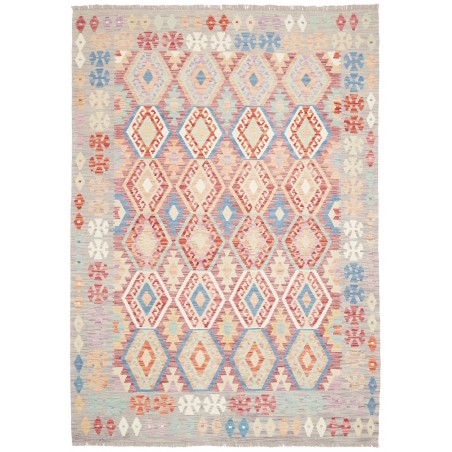 Tappeto Kilim Afghanistan bianco 178x251