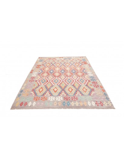 Tappeto Kilim Afghanistan bianco 178x251
