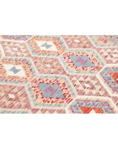 Tappeto Kilim Afghanistan beige bianco 167x248