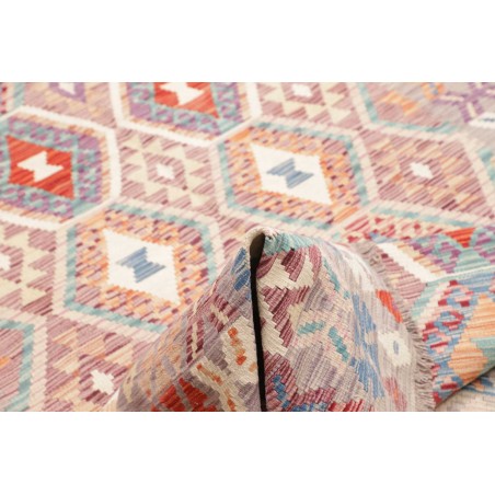 Tappeto Kilim Afghanistan beige bianco 167x248