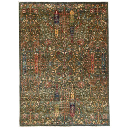 Tappeto Shahi Fine Pakistan verde marrone 171x238