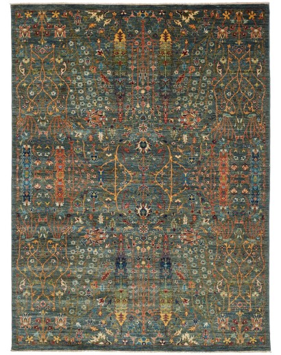 Tappeto Shahi Fine Pakistan azzurro marrone 174x233